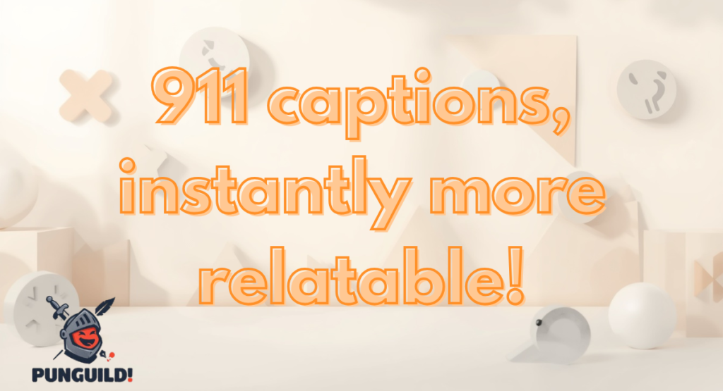 Clever 911 Puns for Instagram