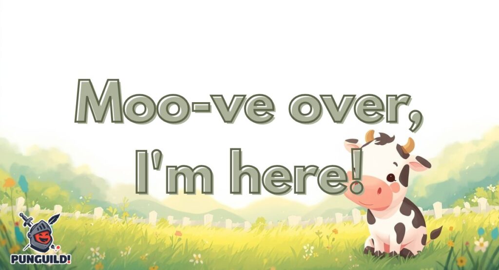Funny Cow Puns Captions
