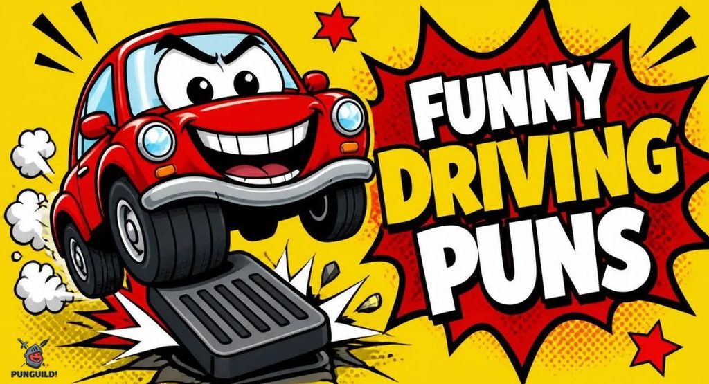 Funny Driving Puns That Floor It