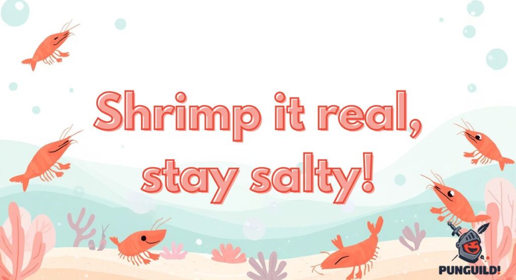 Funny Shrimp Puns Captions