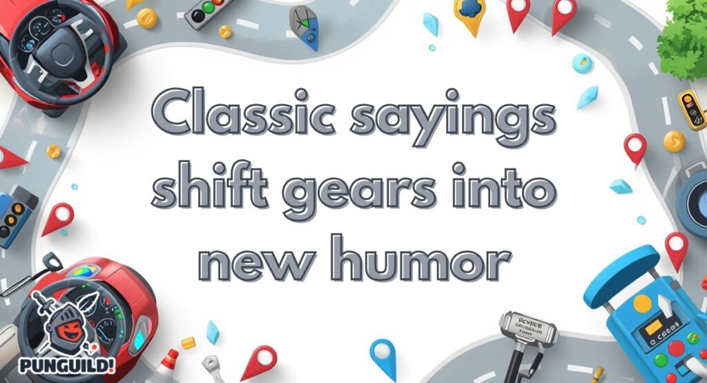 Iconic Sayings with a Driving Twist