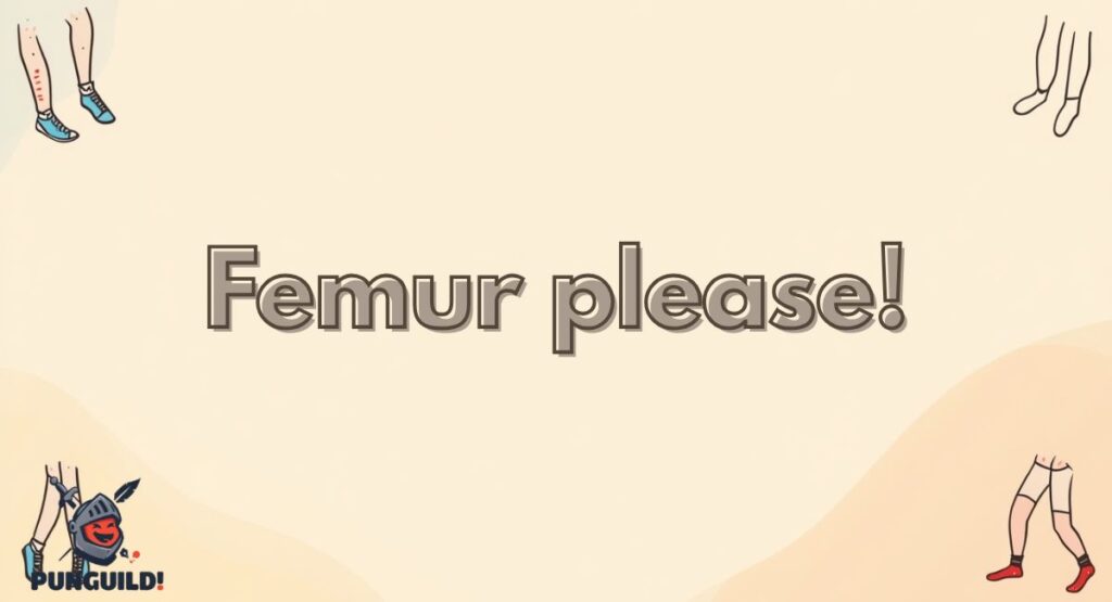 Short Funny Leg Puns